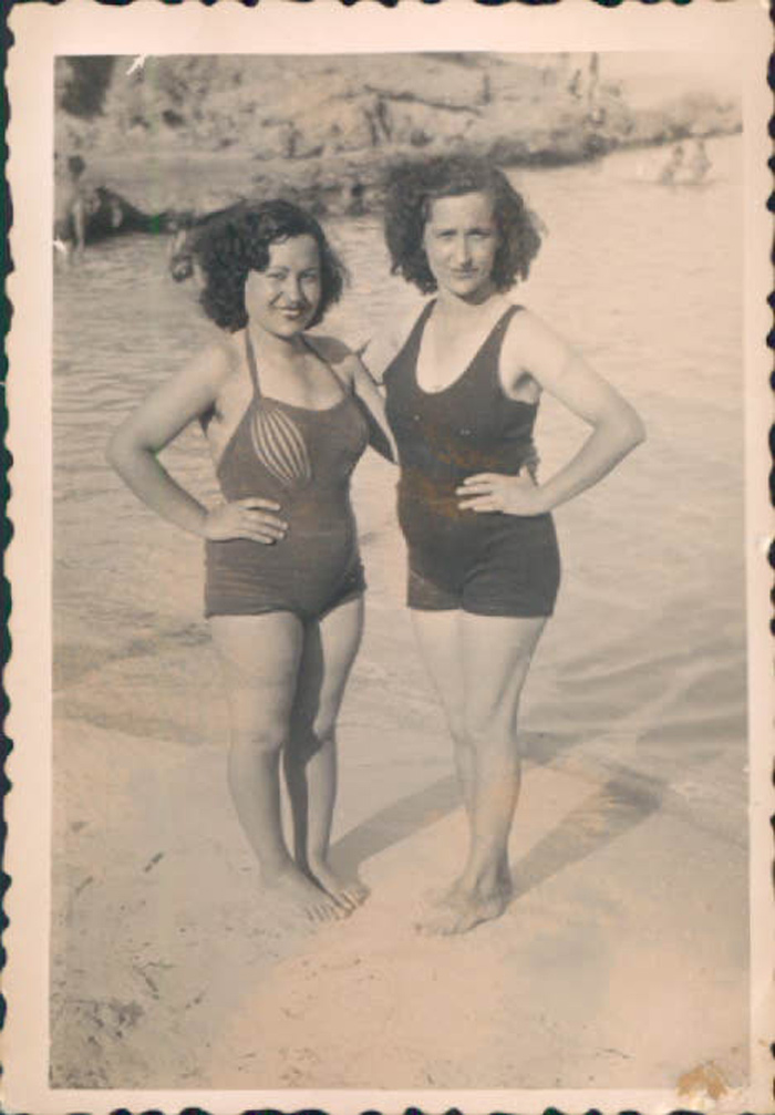 En la playa – 1950
