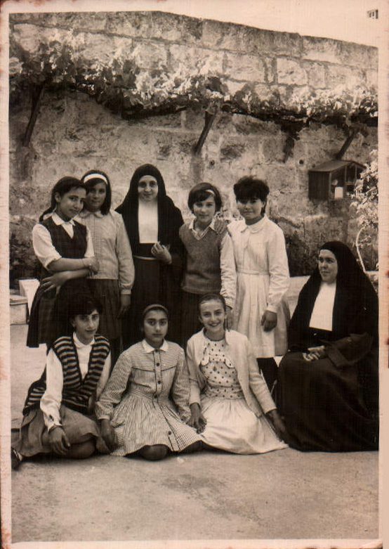 Fin de curso – Patio de las monjas – 1963