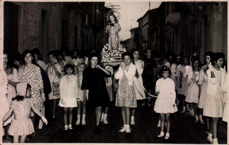 PROCESION SAN VICENTE DE PAUL - 1960