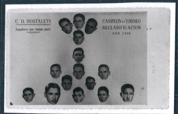 Torneo, grupo de jugadores – 1950