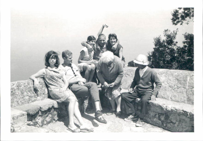 En un mirador en familia – 1970