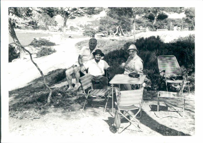 Los abuelos en la playa – 1970