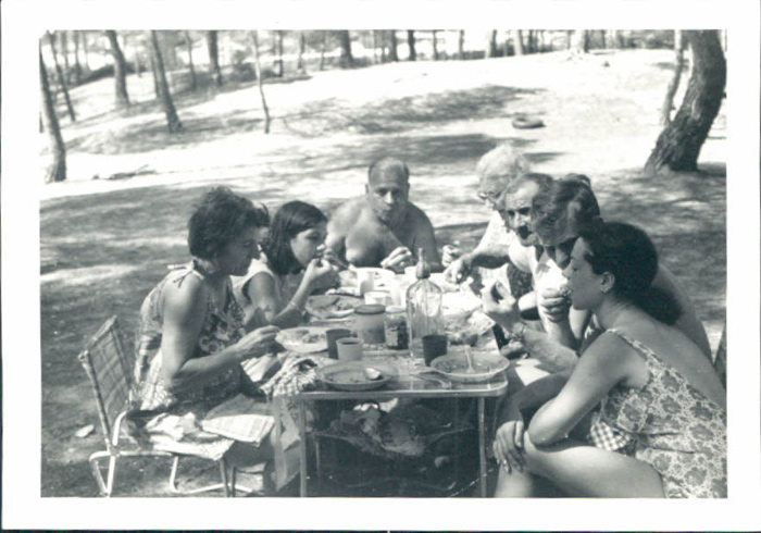 De camping, paella – 1970