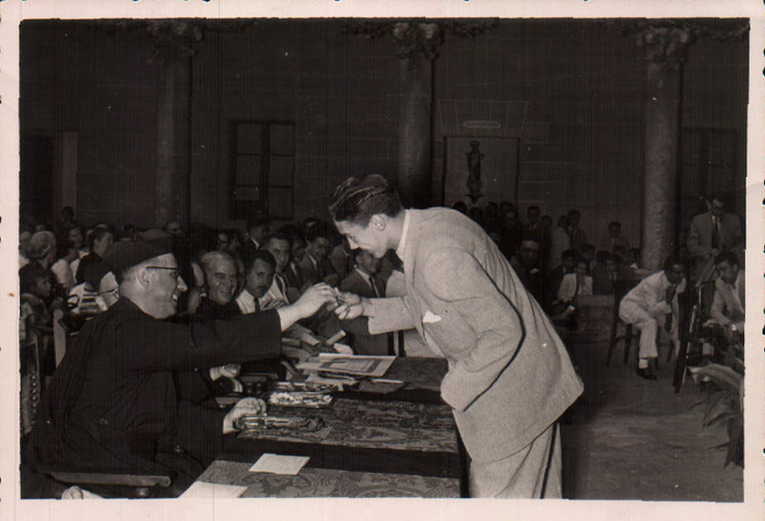 Entrega de premios final de curso – 1953