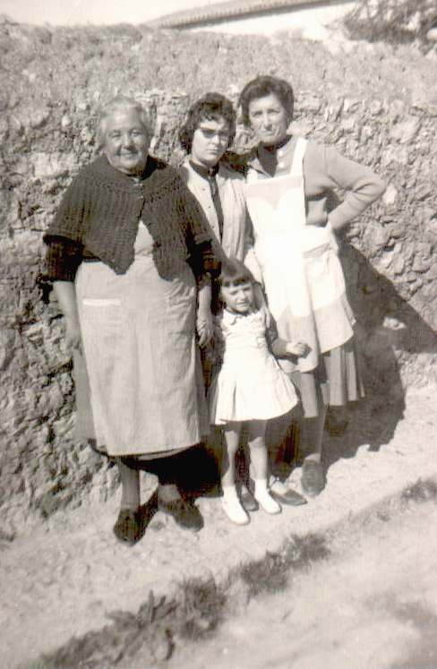 Familia en el campo – 1950