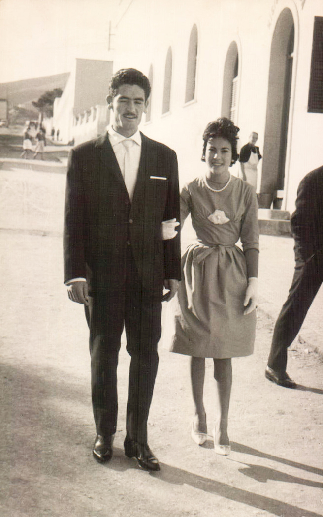 Boda, novio y cuñada (Alhucemas) 1962